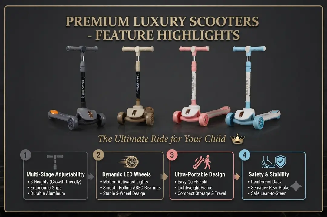 The Elite Series: Premium Luxury Children’s Scooter