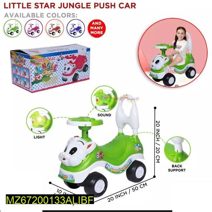 Little Star Jungle Push Car Green 20x20x60 CM