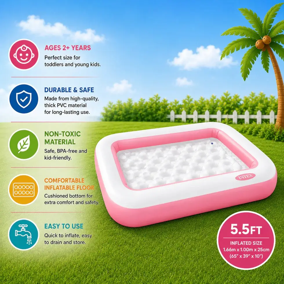 Intex  Rectangular Inflatable Swimming Pool for Kids