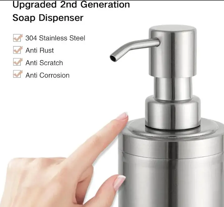Soap Dispenser/ Sink Soap Dispenser For kitchen Stainless Steel
