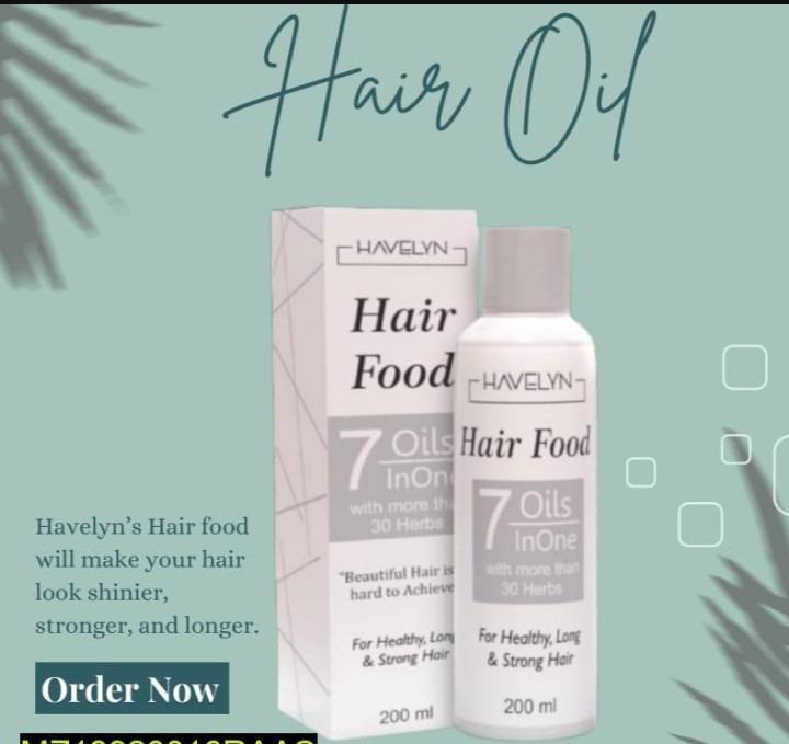 Hair Food Oil for Dry Pakistani Hair 7 Oils + Herbs
