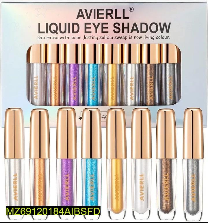 8-Piece Liquid Glitter Eyeshadow Set for Pakistani Brides & Partygoers