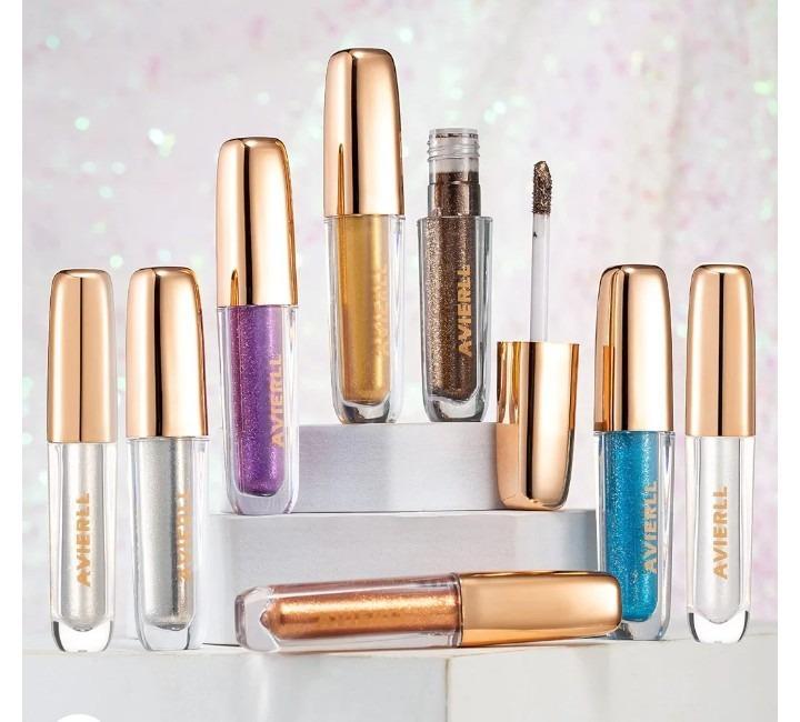 8-Piece Liquid Glitter Eyeshadow Set for Pakistani Brides & Partygoers