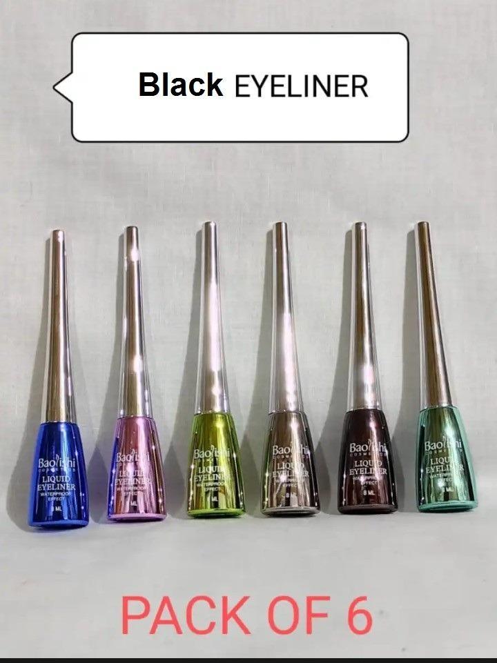 Waterproof Liquid Eyeliner Set of 6 Colors