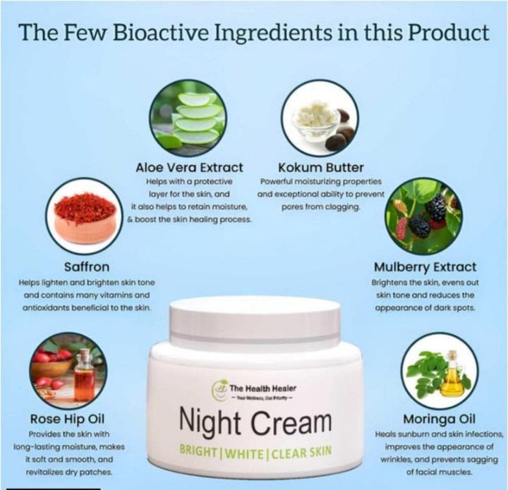 Premium Whitening Night Cream for Pakistani Skin
