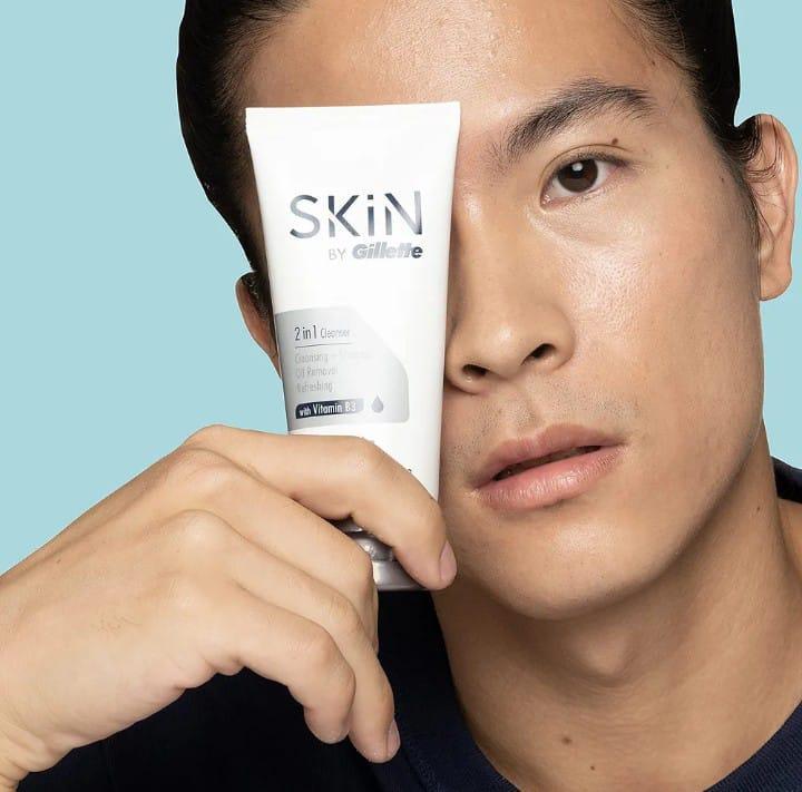 Gillette Skin 2-in-1 Oil Cleanser & Aftershave 80g