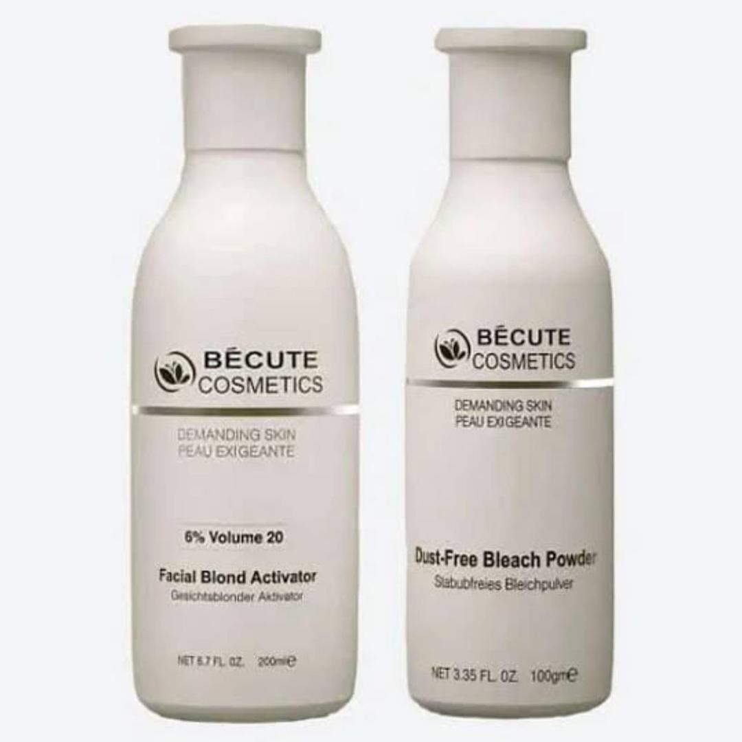 Premium Dust-Free Bleach Powder & Activator Set for Pakistani Skin
