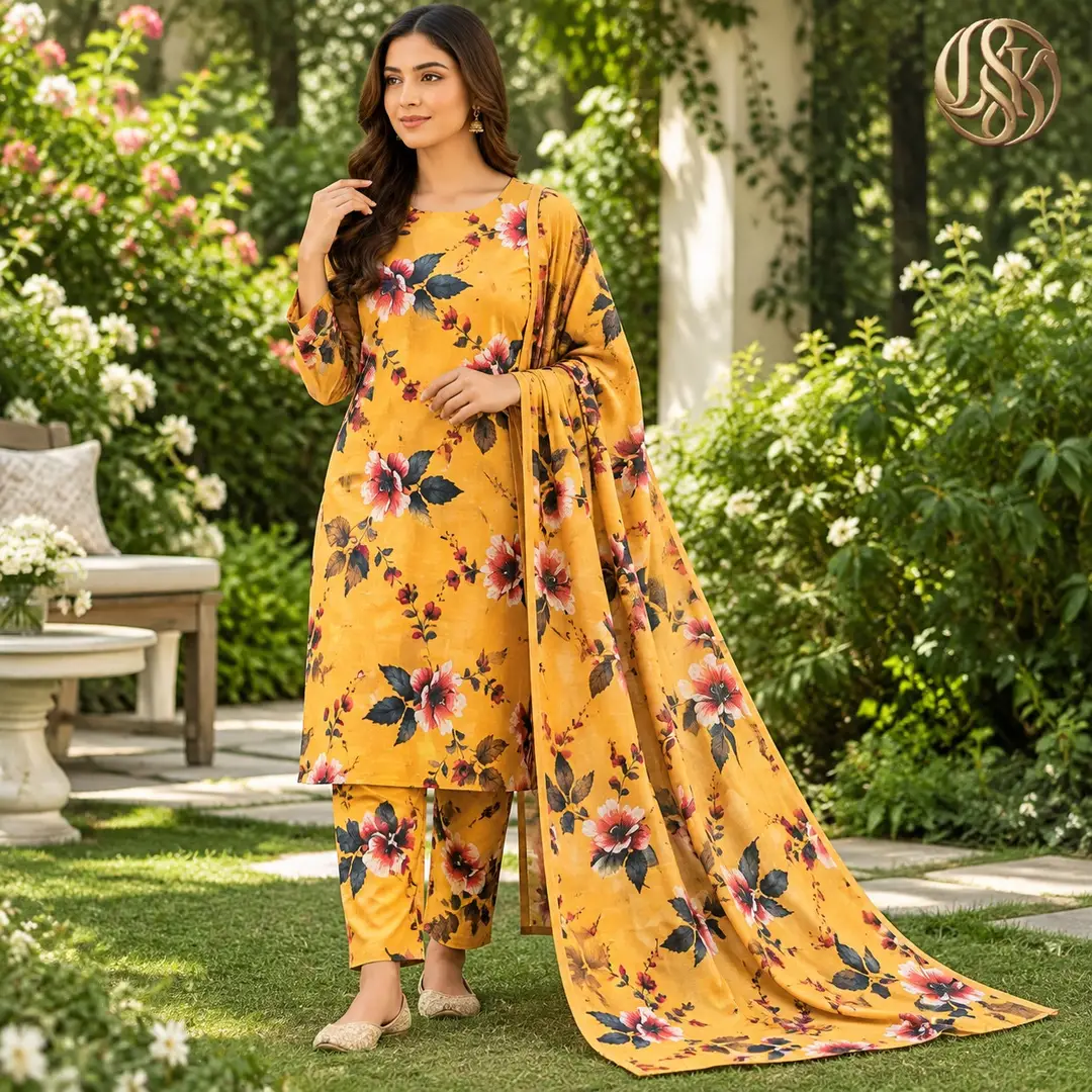 Olleza Women Khaddar - 3pcs - OSK08