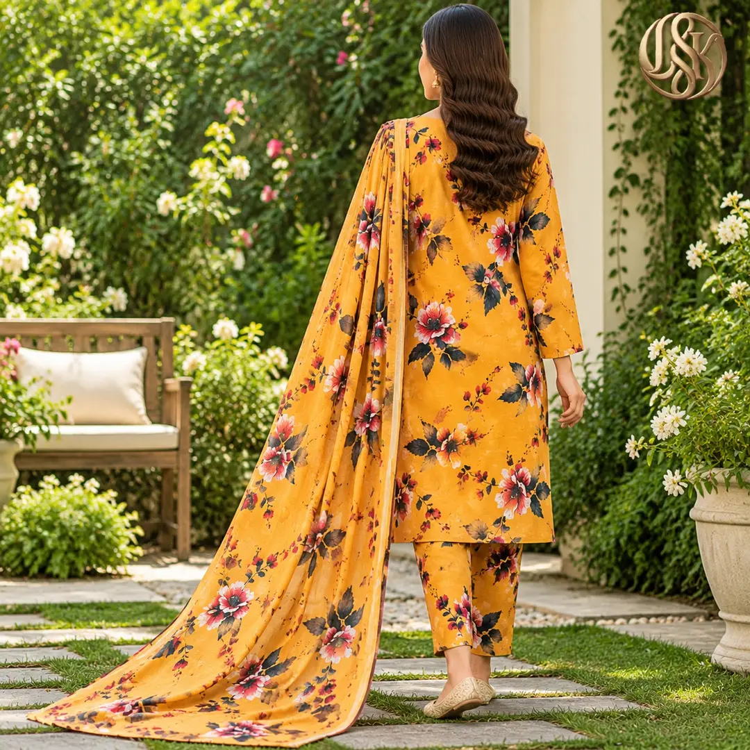 Olleza Women Khaddar - 3pcs - OSK08