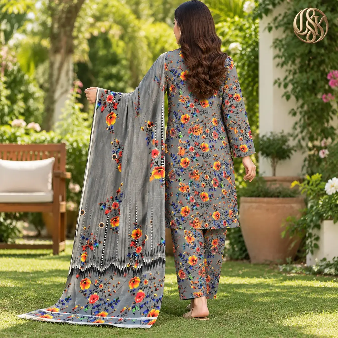 Olleza Women Khaddar - 3pcs - OSK11