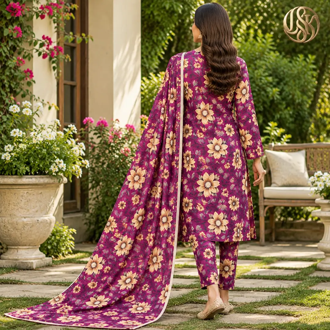 Olleza Women Khaddar - 3pcs - OSK10