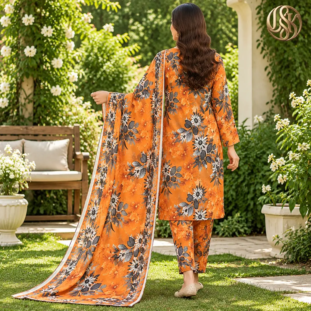 Olleza Women Khaddar - 3pcs - OSK02