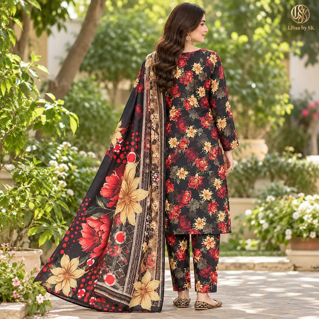 Olleza Women Khaddar - 3pcs - OSK12