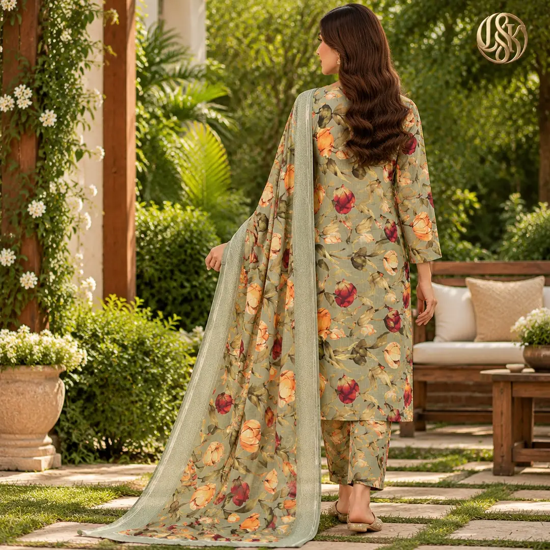 Olleza Women Khaddar - 3pcs - OSK05