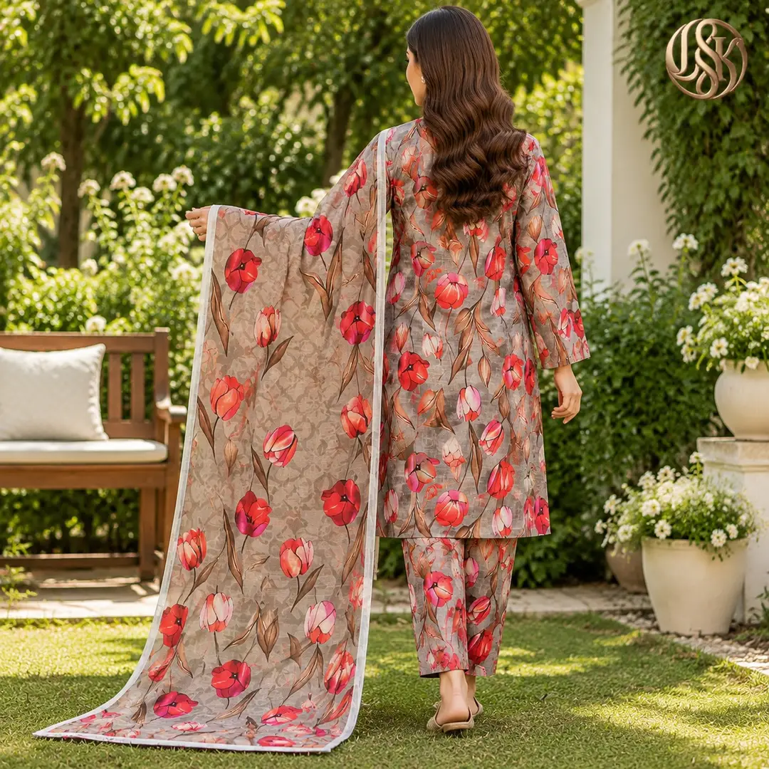 Olleza Women Khaddar - 3pcs - OSK14