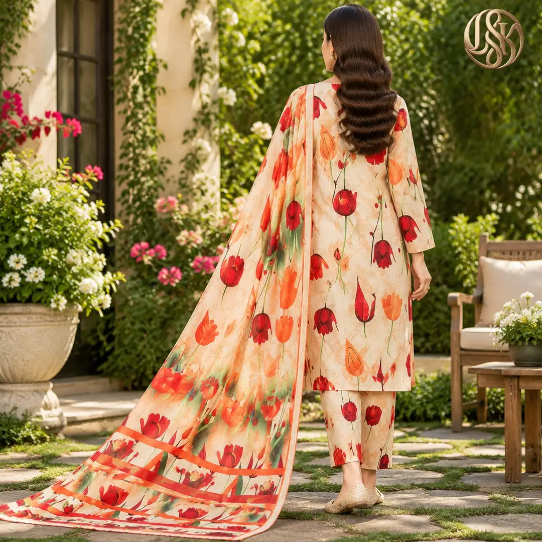 Olleza Women Khaddar - 3pcs - OSK03