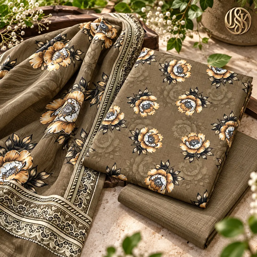 Olleza Women Khaddar - 3pcs - OSK07