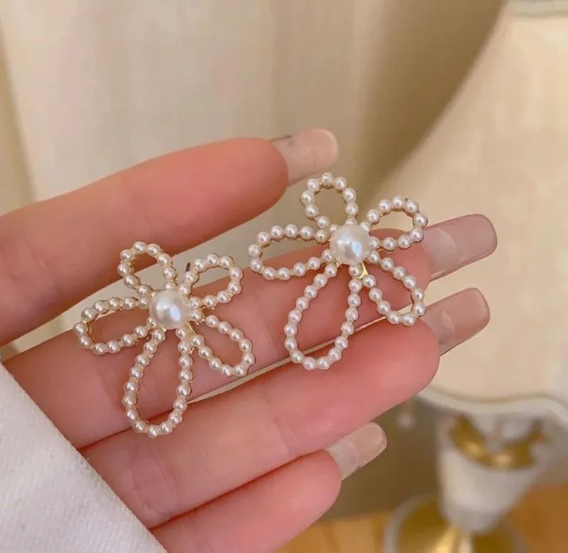 Silver Plated Flower Earrings for Women — Buy Online in Pakistan | Cash on Delivery