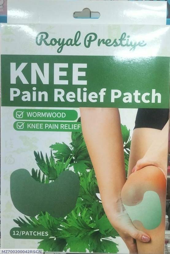 Premium Knee Pain Relief Patch Green Non-Woven Pakistan
