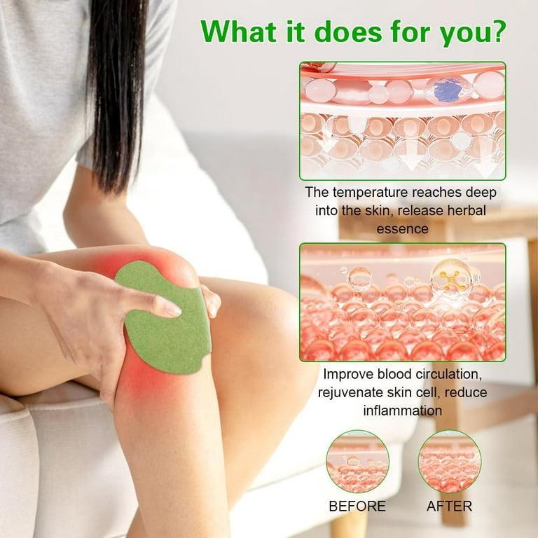Premium Knee Pain Relief Patch Green Non-Woven Pakistan