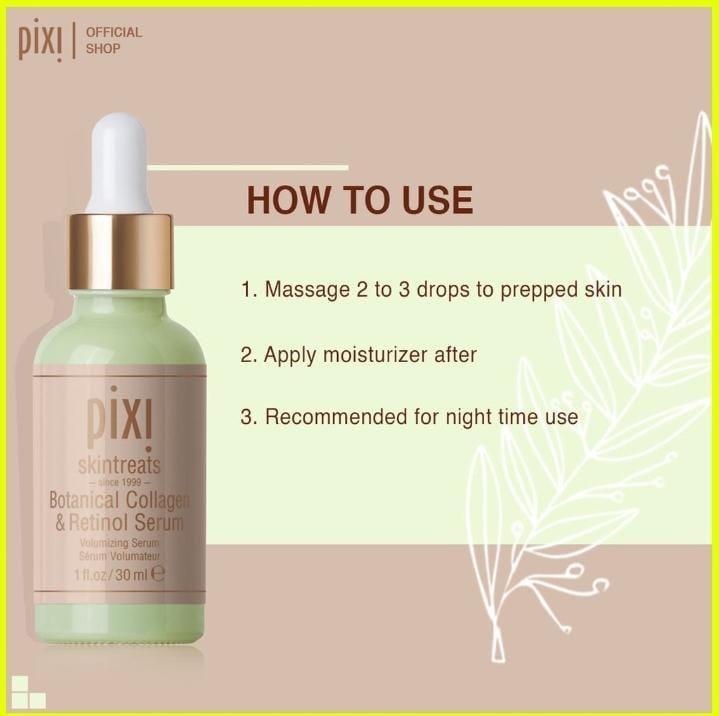 Pixi Botanical Collagen Retinol Serum 30ml for Glowing Skin
