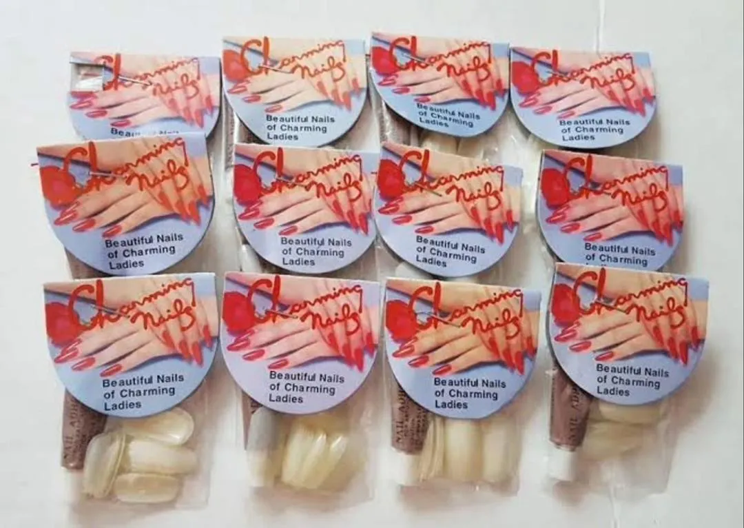 Charming Fake Nails 240+24 Glues for Girls Women