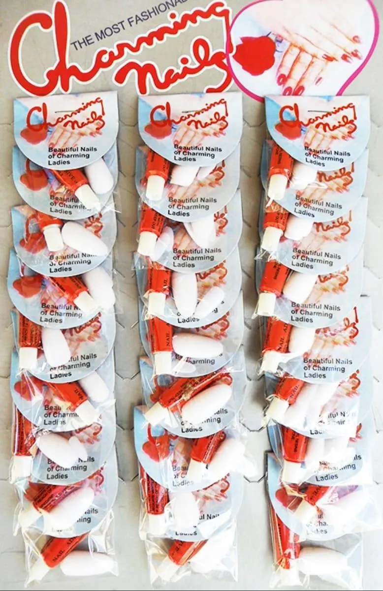 Charming Fake Nails 240+24 Glues for Girls Women