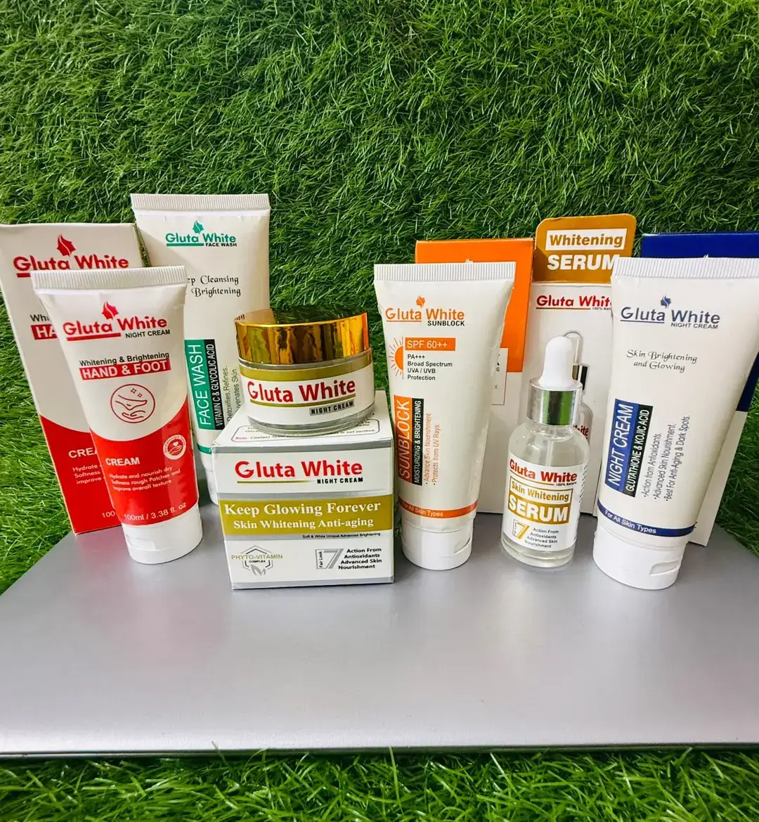 5 in 1 Gluta White Skin Care Bundle, For Complete Skin Care