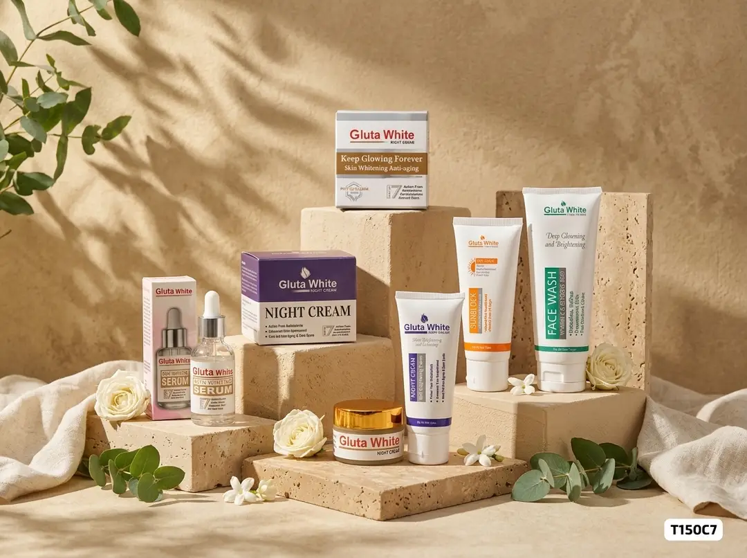 5 in 1 Gluta White Skin Care Bundle, For Complete Skin Care