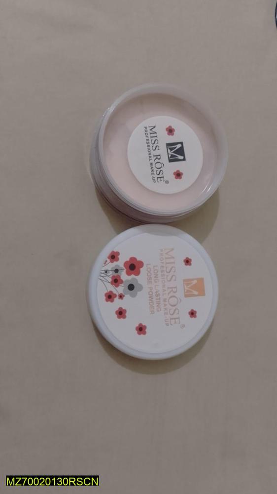 Matte Loose Powder for Pakistani Skin, Long Lasting, Floral Design
