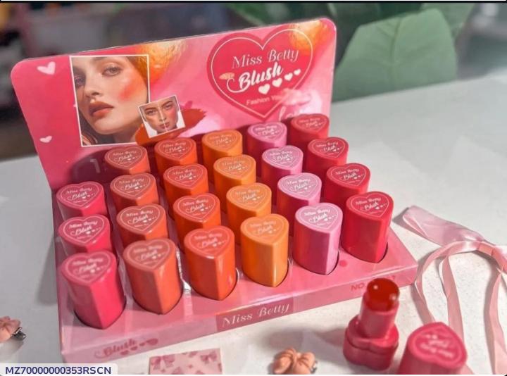 Heart Shaped Jelly Blush Set for Pakistani Brides & Office Ladies