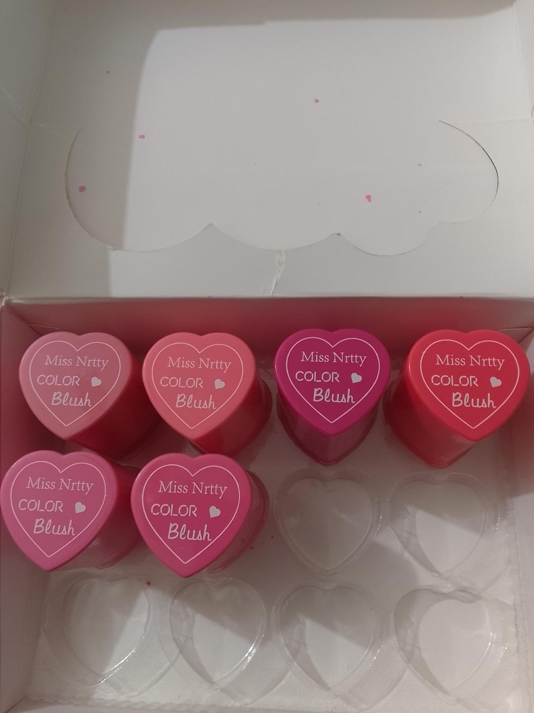 Heart Shaped Jelly Blush Set for Pakistani Brides & Office Ladies