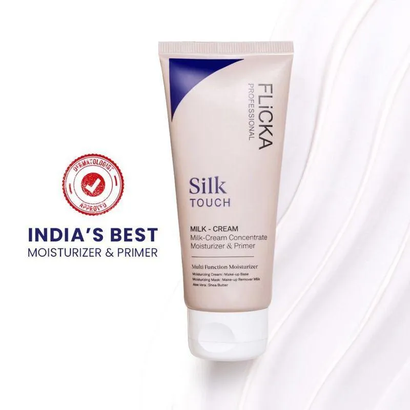 Flicka Silk Touch Milk-Cream Primer 60ml for Smooth Skin All Season