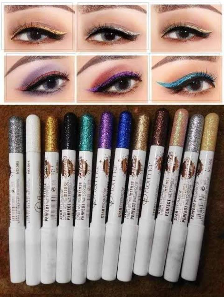Glitter Eye Pencils for Pakistani Brides & Partygoers