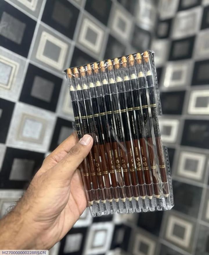 Premium 2-in-1 Eyebrow Pencil & Brush Set for Pakistani Women