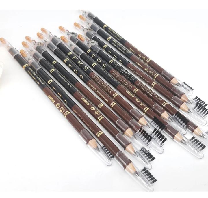 Premium 2-in-1 Eyebrow Pencil & Brush Set for Pakistani Women