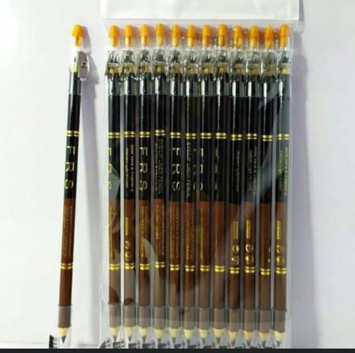 Premium 2-in-1 Eyebrow Pencil & Brush Set for Pakistani Women