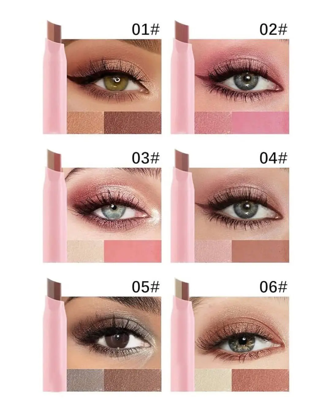Dragon Ranee 2 Shades High Pigmented Creamy Eyeshadow Stick, 1 Pc