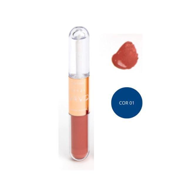 2-in-1 Lip Gloss & Oil Glossy Lip Color