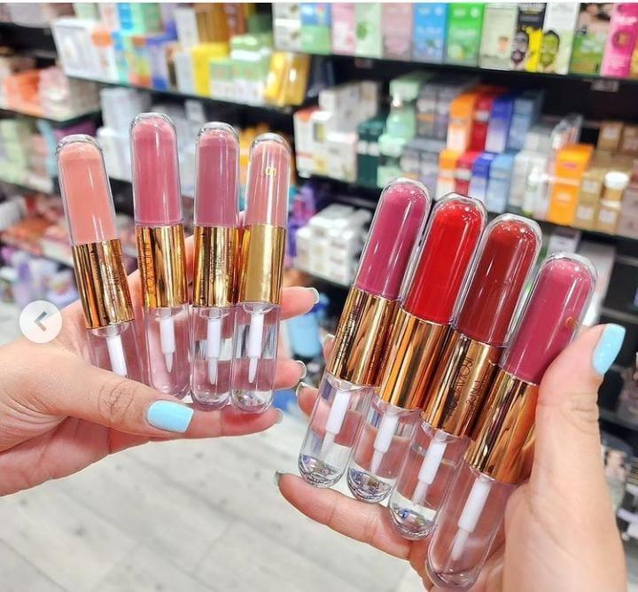 2-in-1 Lip Gloss & Oil Glossy Lip Color