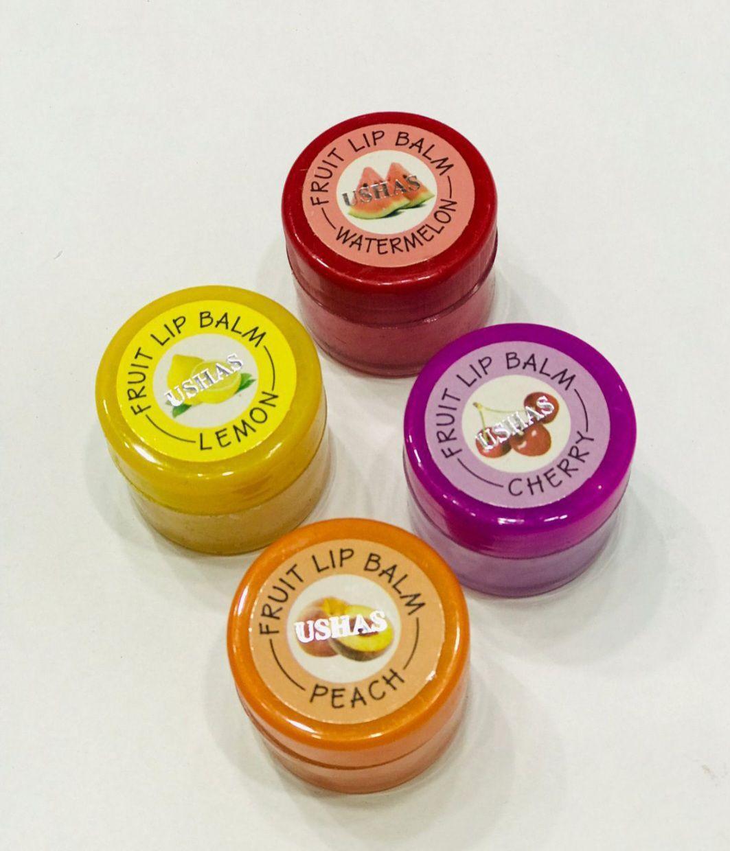 Moisturizing Flavored Lip Balm - 5 Shades Pink Peach Red Purple Yellow