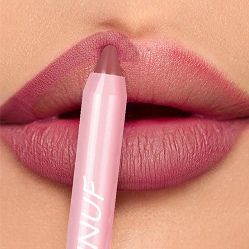 Velvet Glossy Lip Pencil Pink 6 Shades