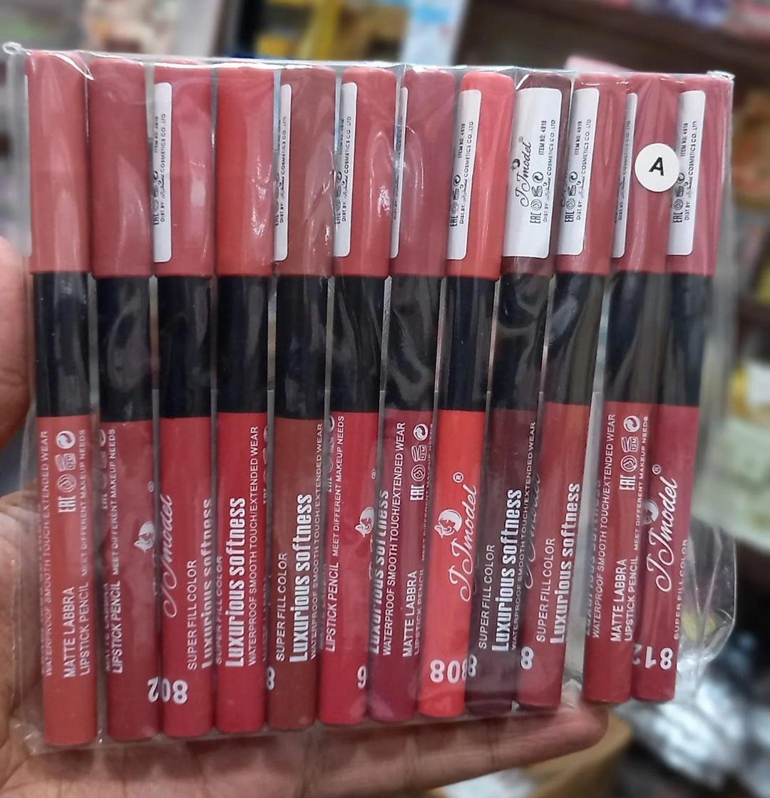 Velvet Matte Lip Pencils 6 Pcs Long Lasting Pakistani Wear