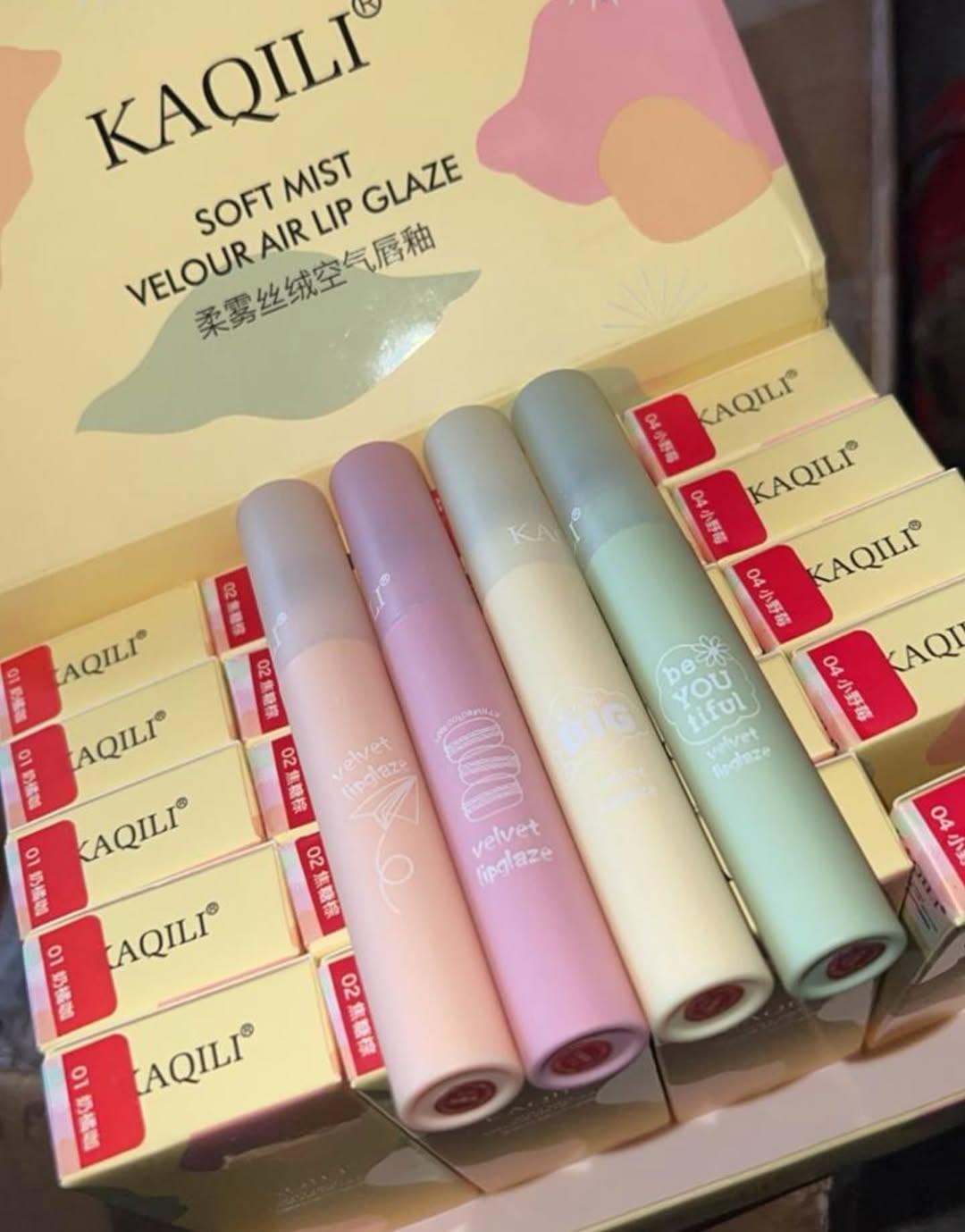 Kaqili Velvet Lip Gloss - 4 Shades, Long Lasting, Pakistani Makeup