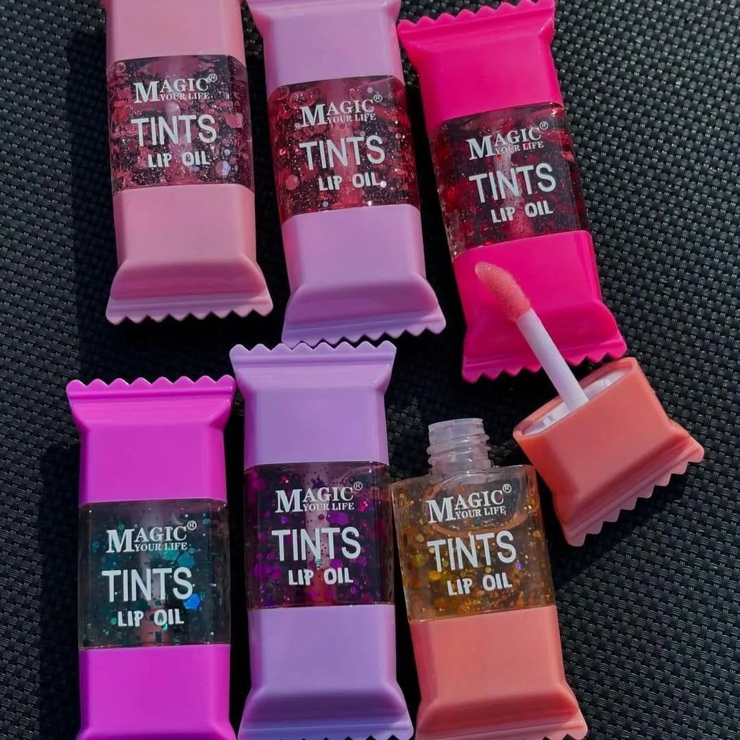 Candy Style Sheer Finish Lip Oil Pink Shades