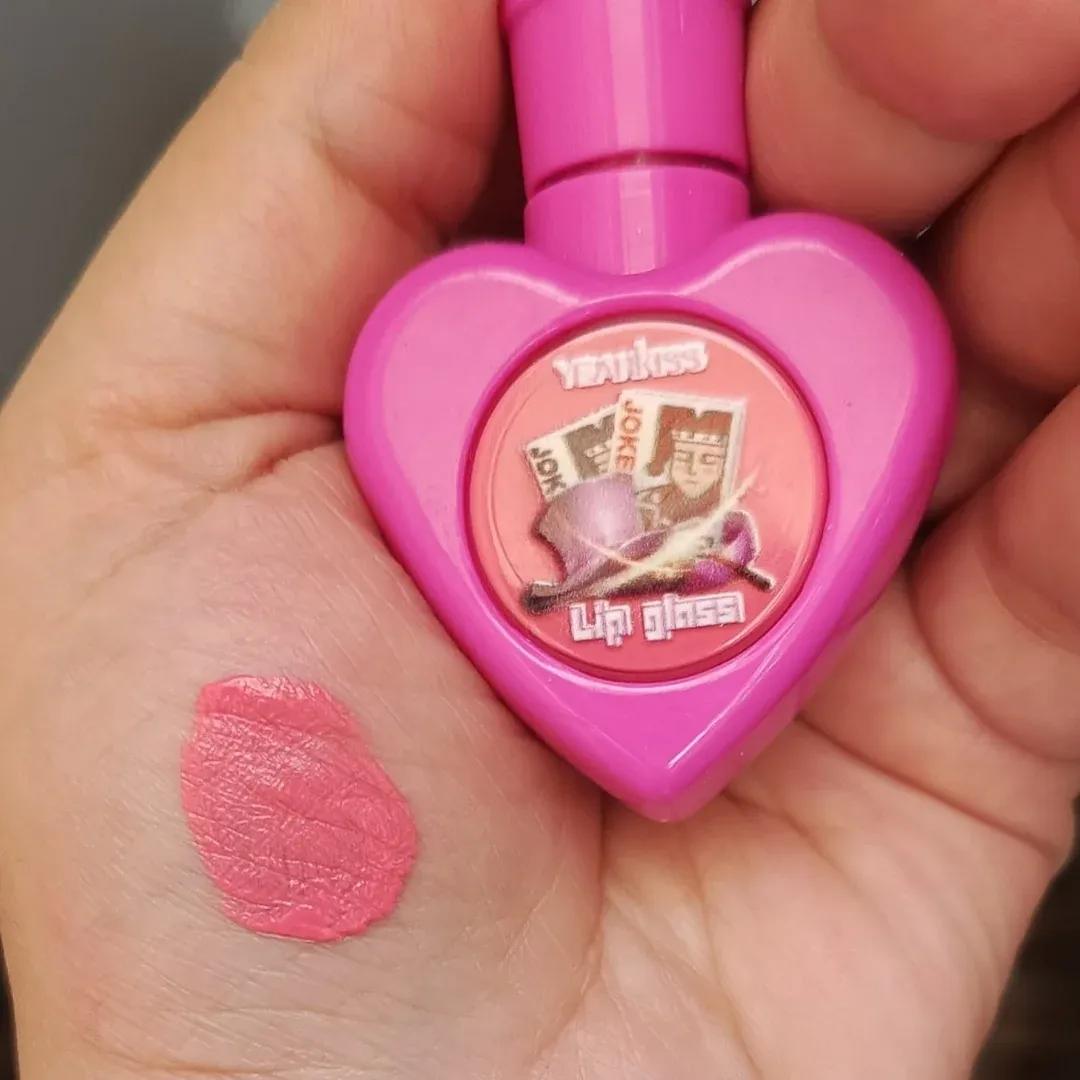 Mini Heart Lip Gloss Pack - Bold High Pigment for Girls