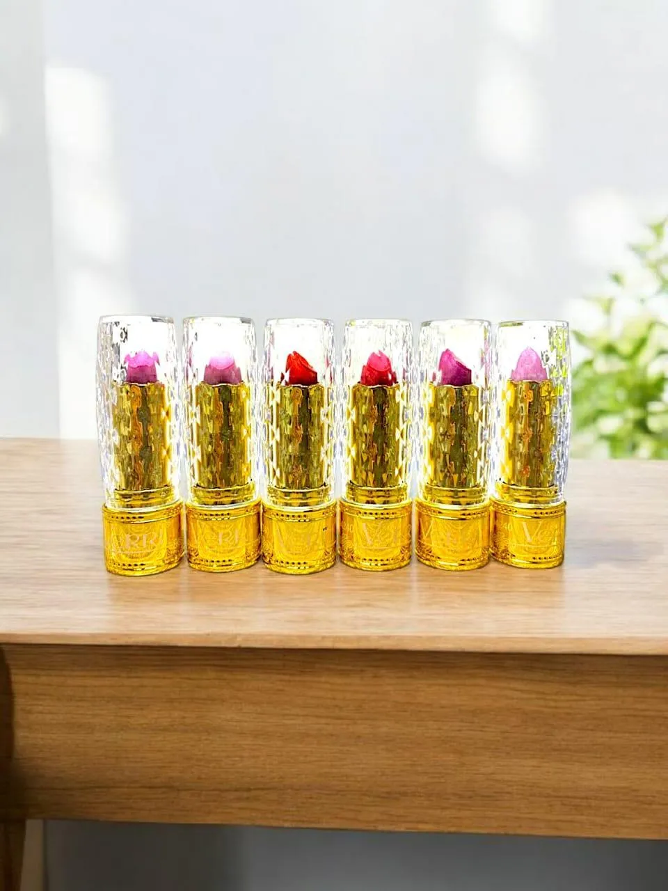 6 Pack High Pigment Lipsticks Gold Capped Pakistani Skin Tones