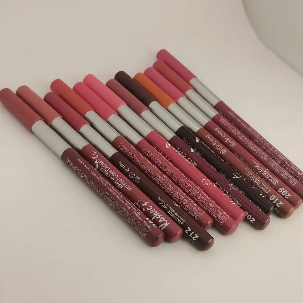 Kashees Creamy Texture High Pigmented Lip Pencils,6 Pcs