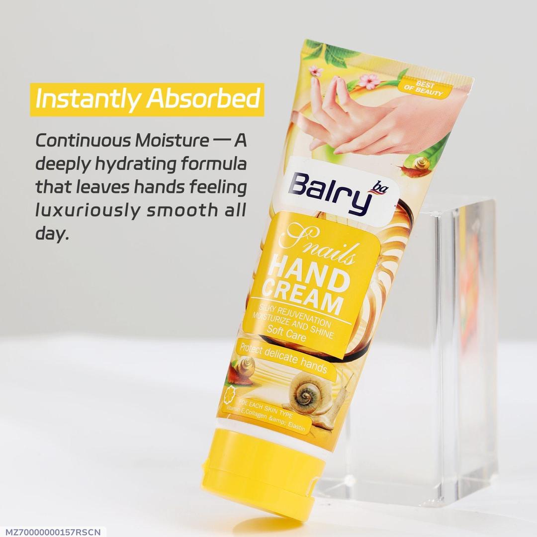 Premium Hand Cream for Dry Skin, Instant Absorb, Yellow Tube