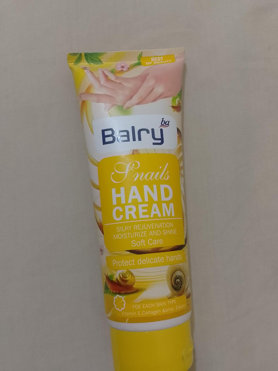 Premium Hand Cream for Dry Skin, Instant Absorb, Yellow Tube